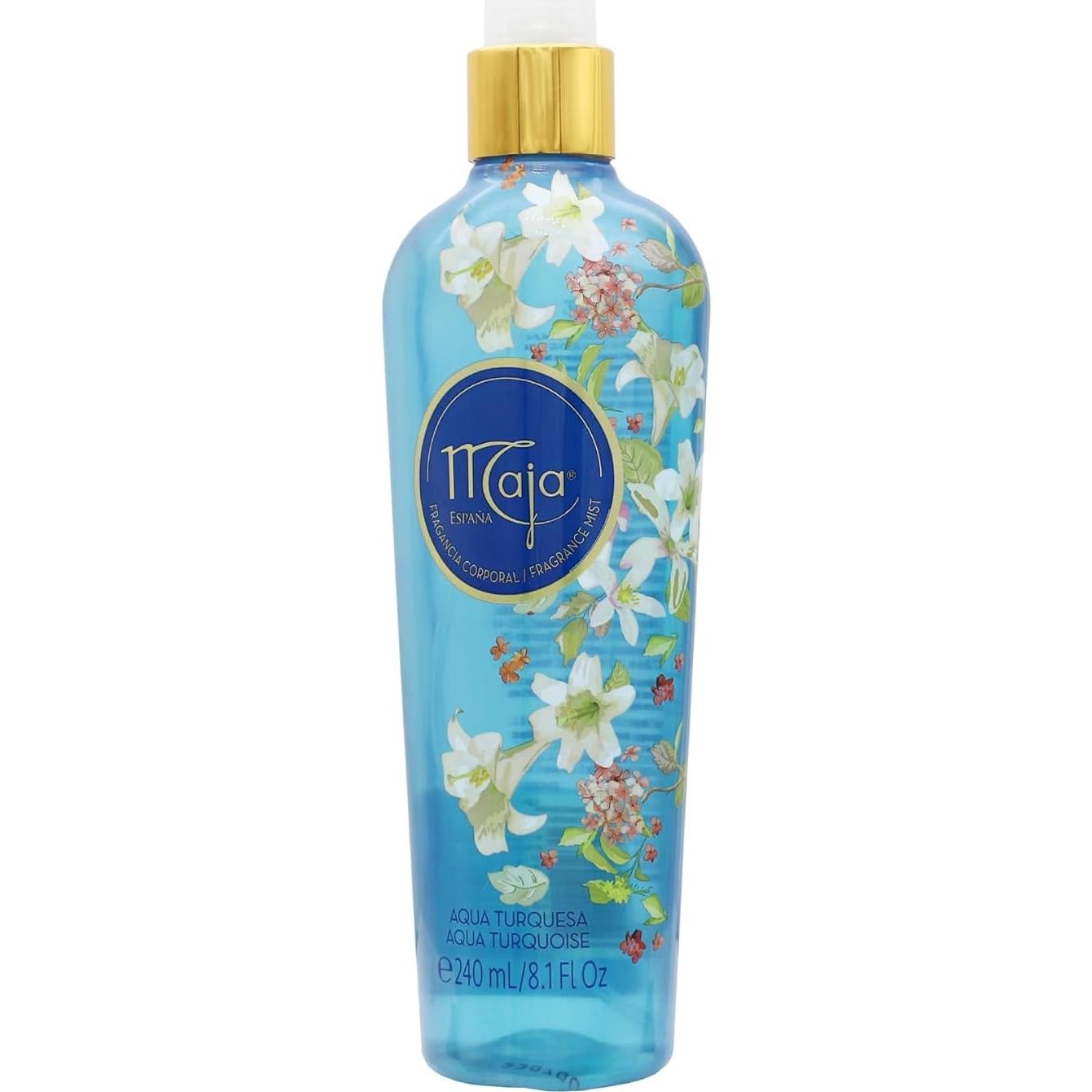 Maja Body Splash Agua Turquesa 240 mL - Fragancia Fresca