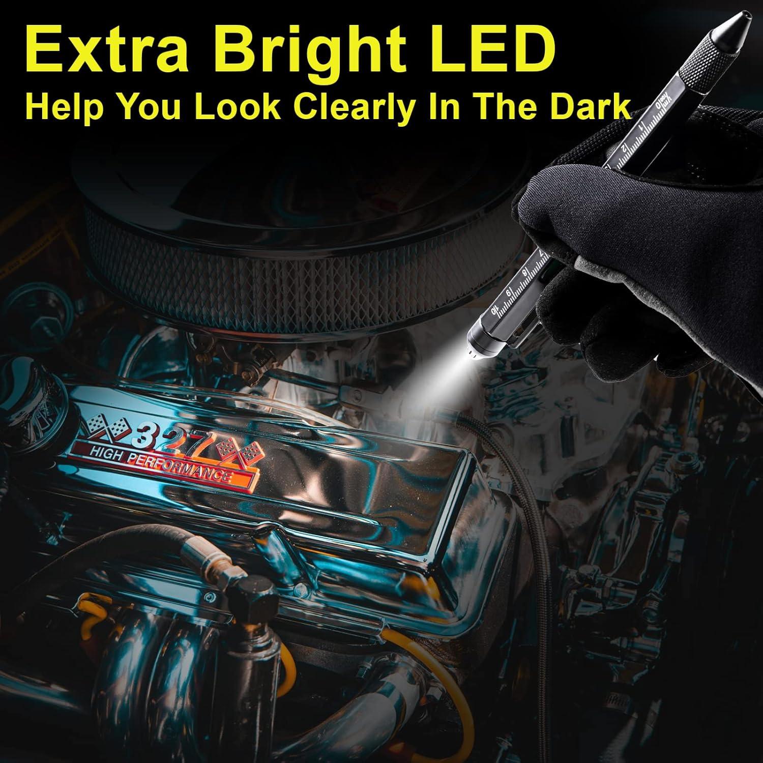 Bolígrafo Multiherramienta VIBELITE 9 en 1 con LED Negro