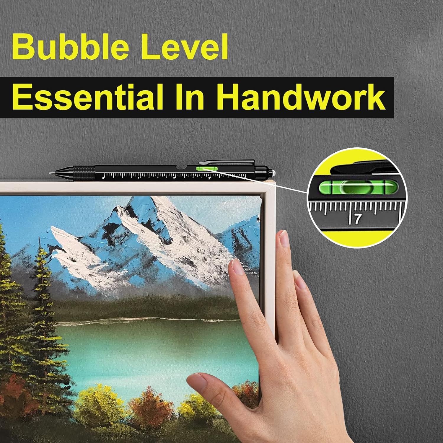 Bolígrafo Multiherramienta VIBELITE 9 en 1 con LED Negro