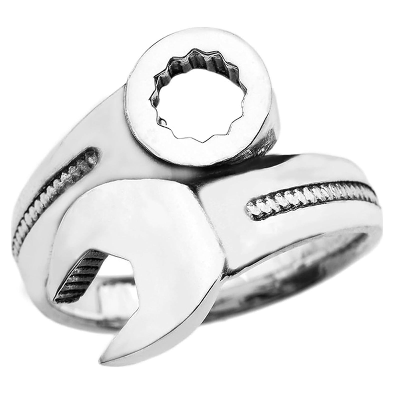 Anillo Llave Inglesa Plata Esterlina Claddagh 9.75