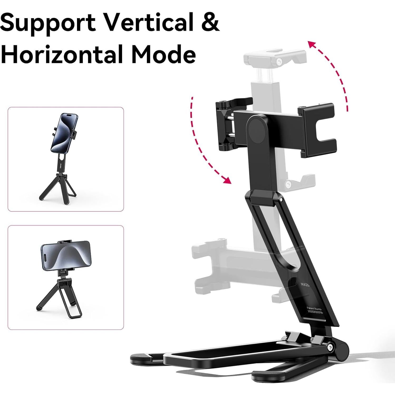 Trípode Plegable ULANZI MA26 para Teléfono Celular 142g