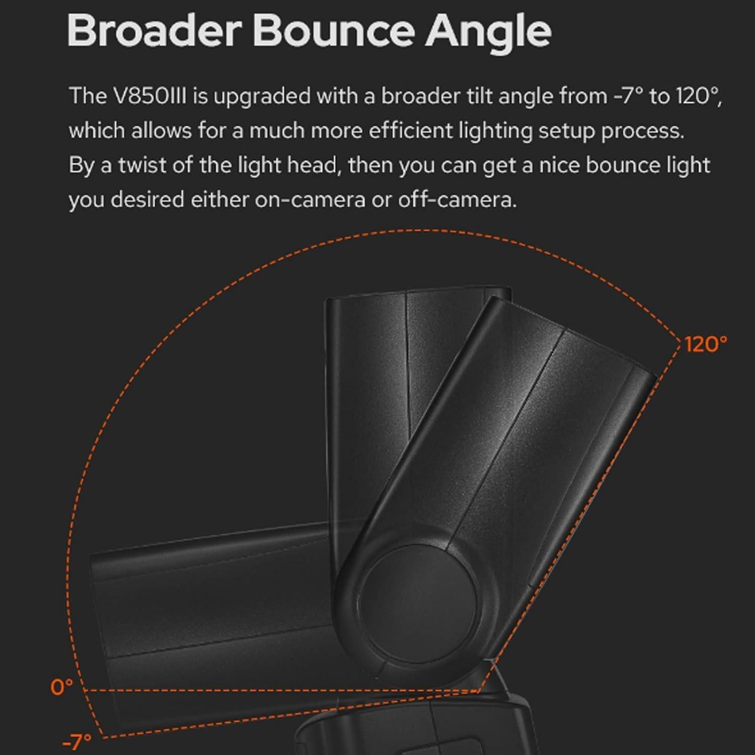 Flash Godox V850III 7.2V 2600mAh HSS 1/8000 para DSLR