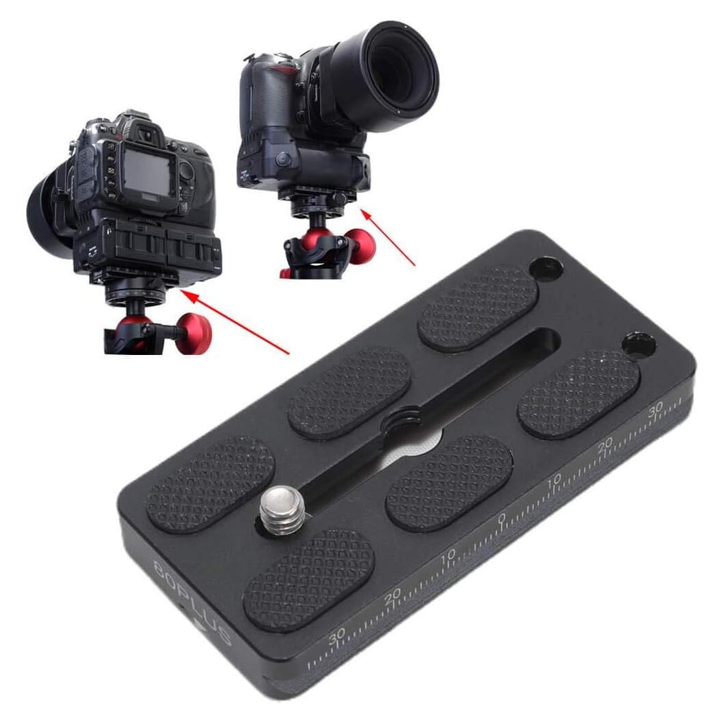 Placa de Liberación Rápida iShoot QS-80PLUS 80mm Arca-Swiss