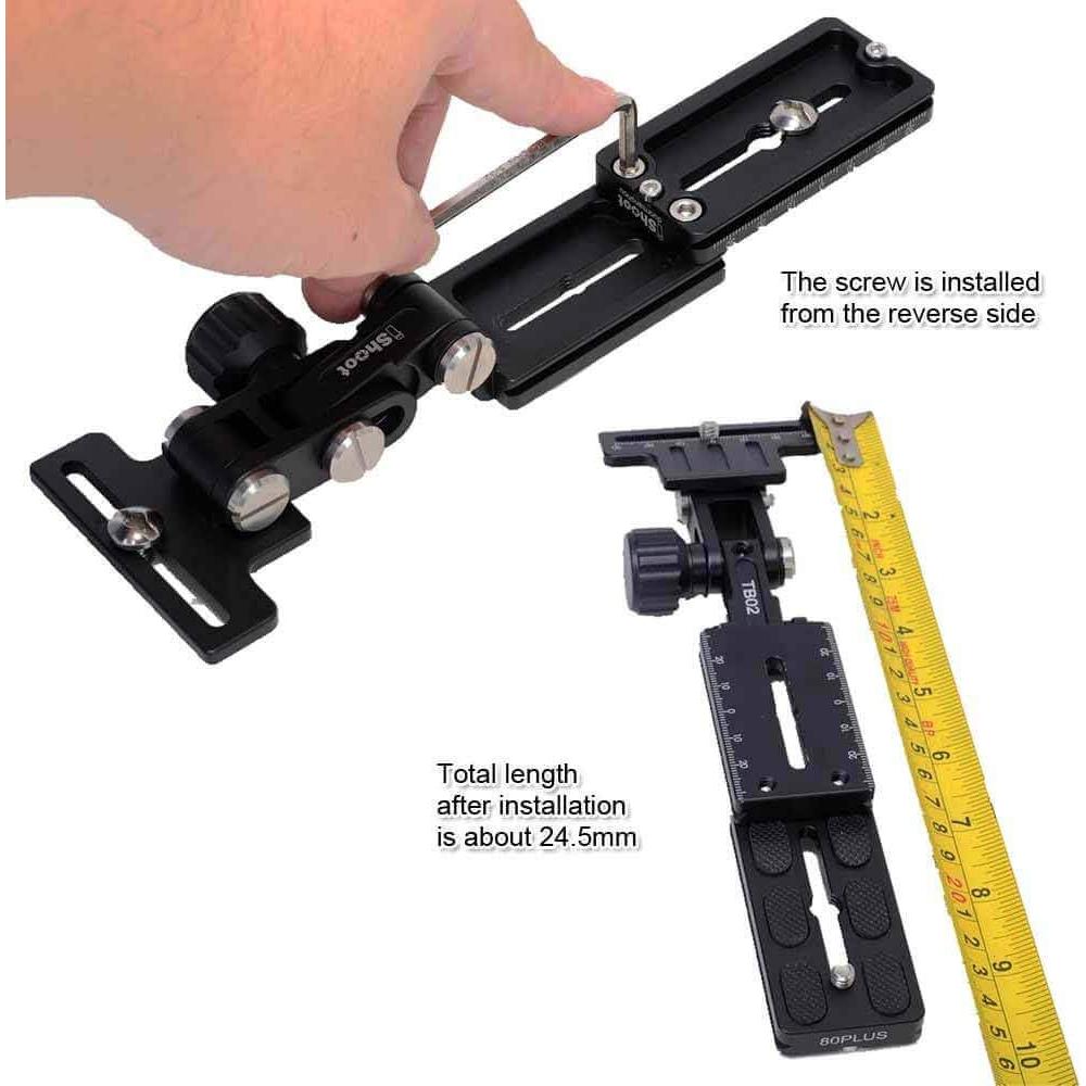 Placa de Liberación Rápida iShoot QS-80PLUS 80mm Arca-Swiss