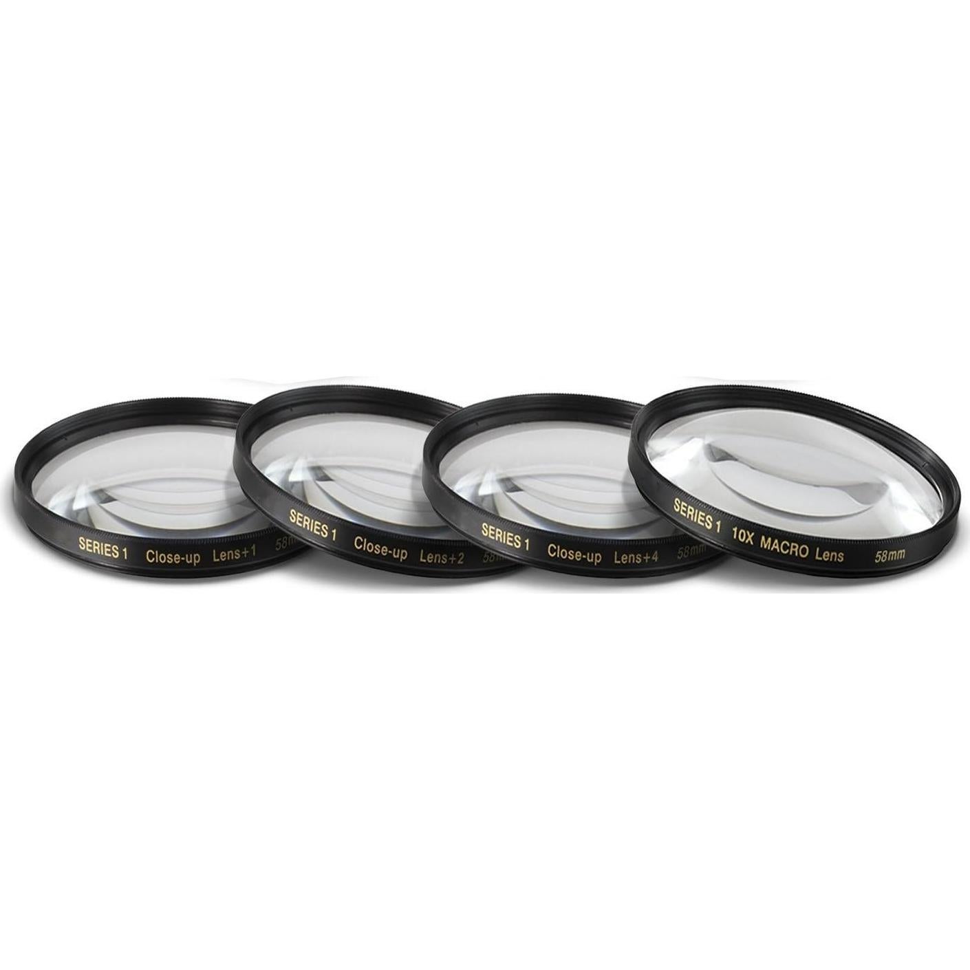 Juego de Filtros Canon 58mm 7PC UV-CPL-FLD + Acercamiento