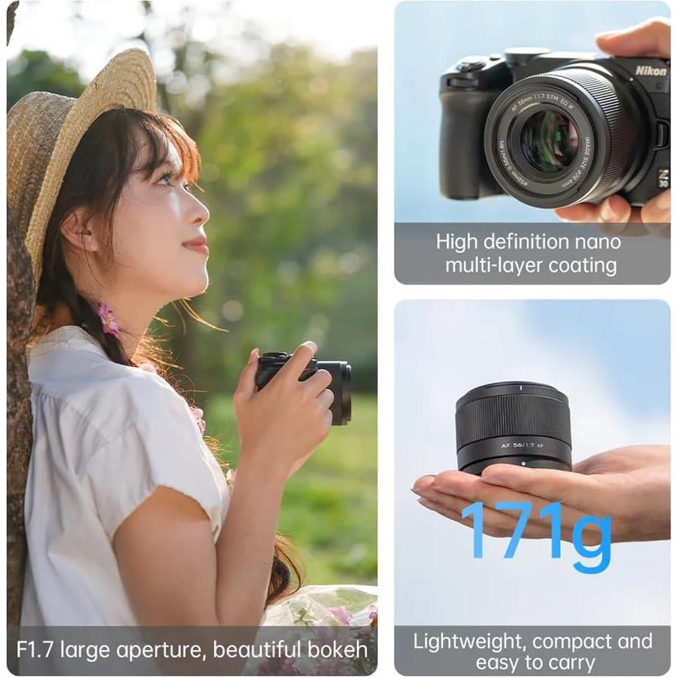 Lente Viltrox 56mm F1.7 Autofocus para Cámaras Sony E-Mount
