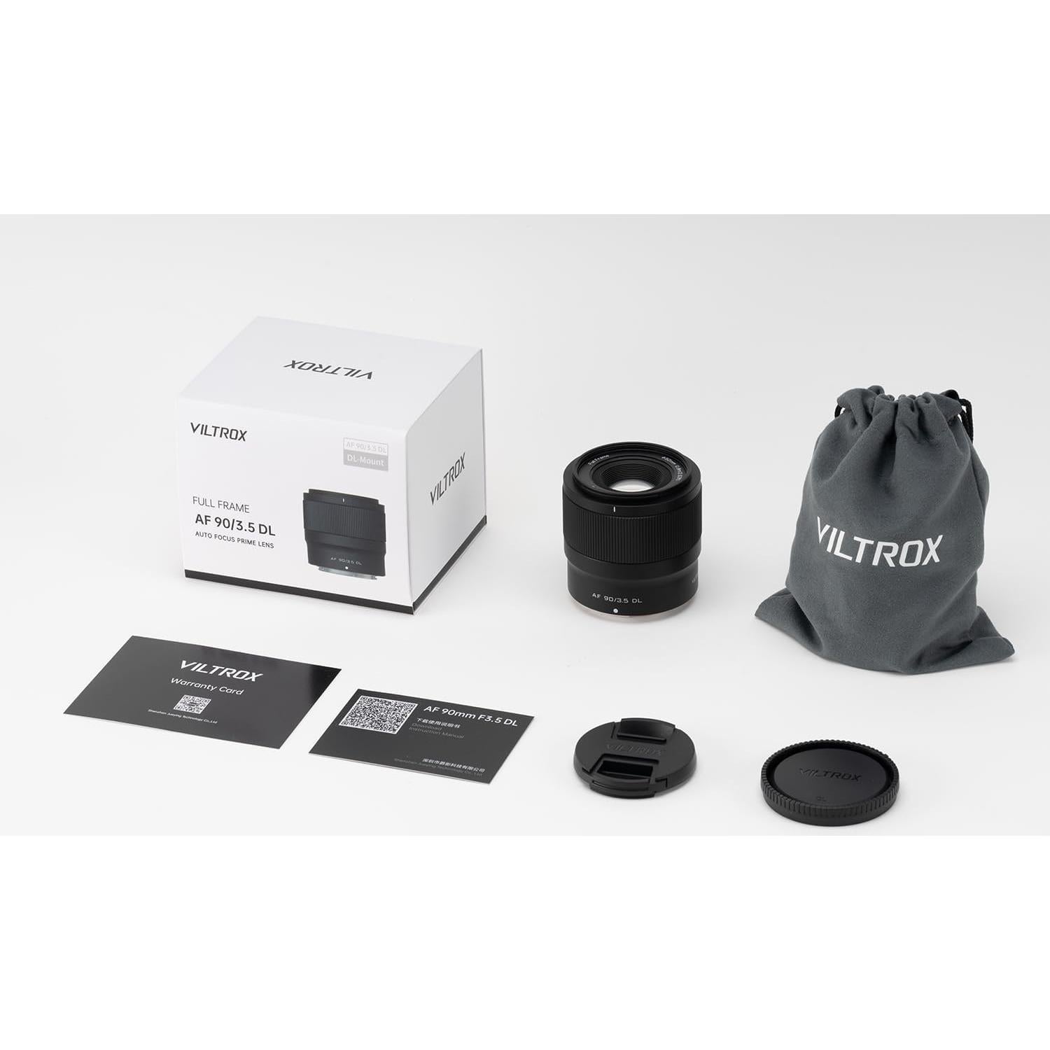 Lente VILTROX AF 90mm F3.5 Montura DL Enfoque Automático 8K