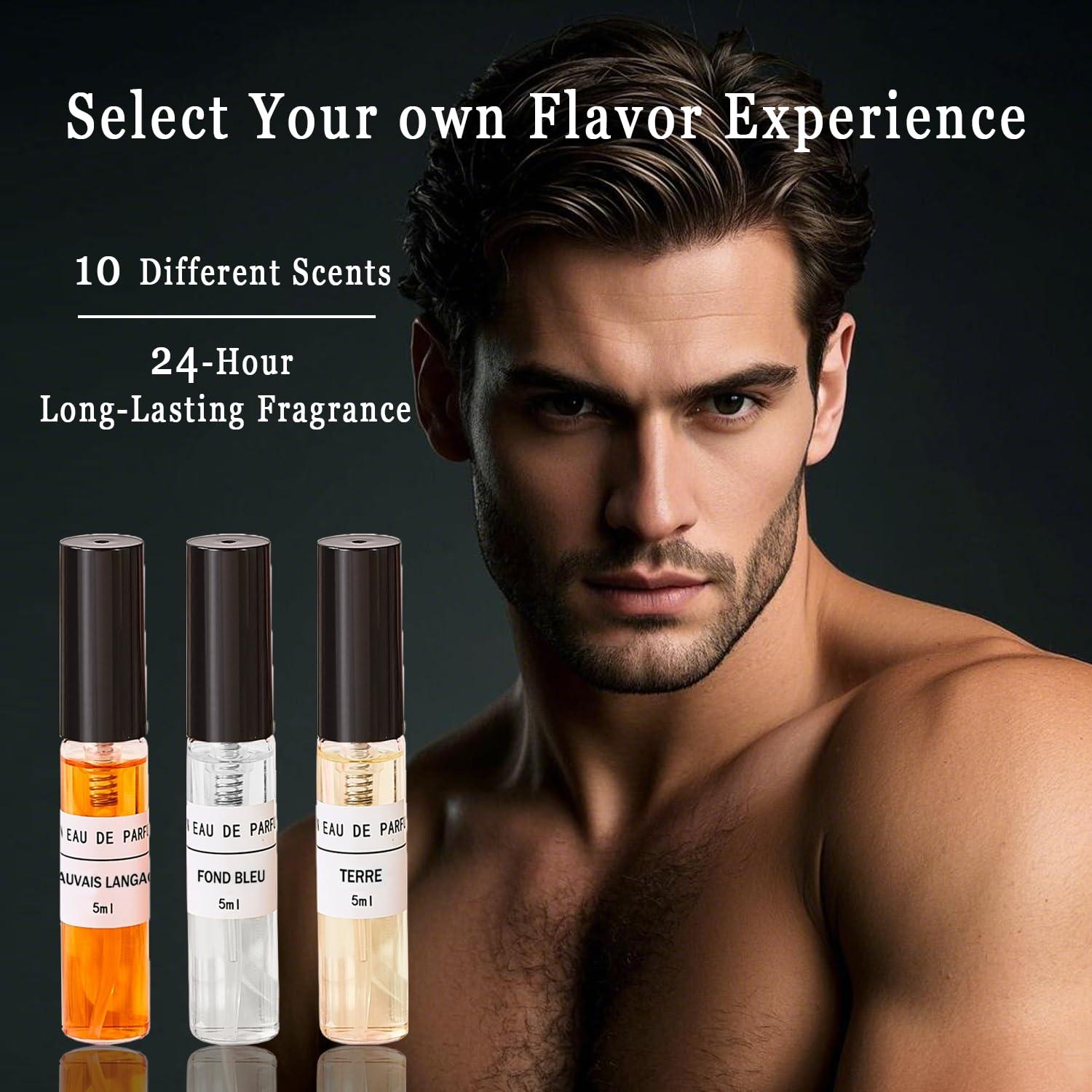Conjunto de Muestras de Fragancias para Hombres - 10 Frascos 4.8ml