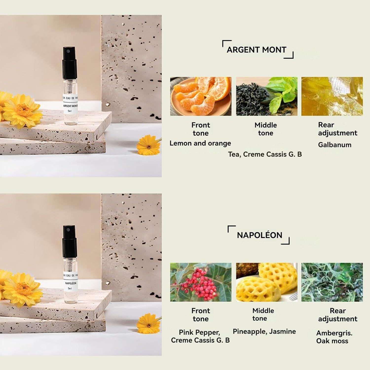 Conjunto de Muestras de Fragancias para Hombres - 10 Frascos 4.8ml