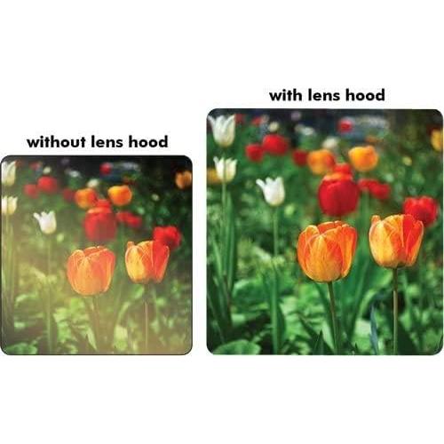 Capucha de lente tulipán 49mm TronixPro + paño microfibra