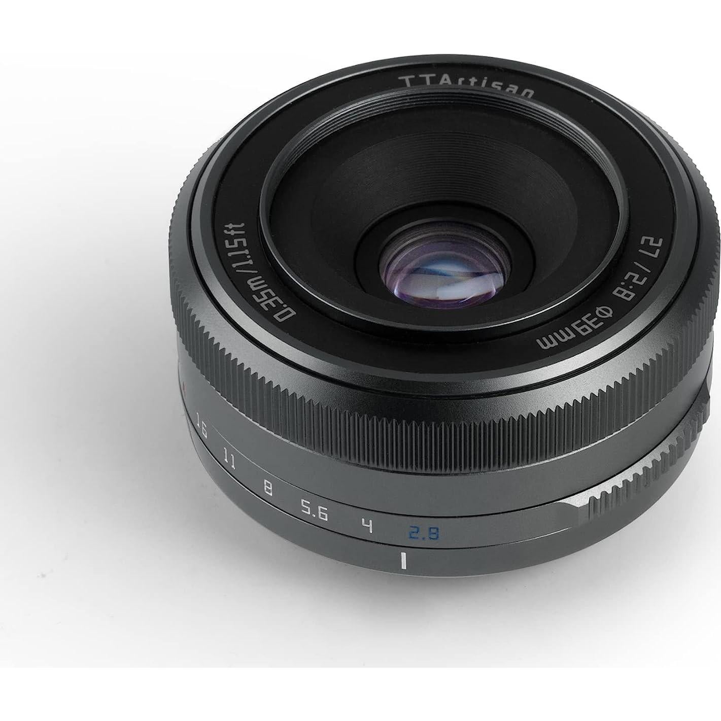 Lente Autofoco TTArtisan 27mm F2.8 para Sony E - Negro