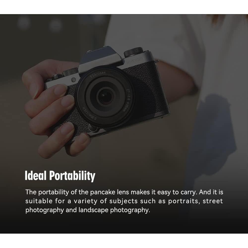 Lente Autofoco TTArtisan 27mm F2.8 para Sony E - Negro