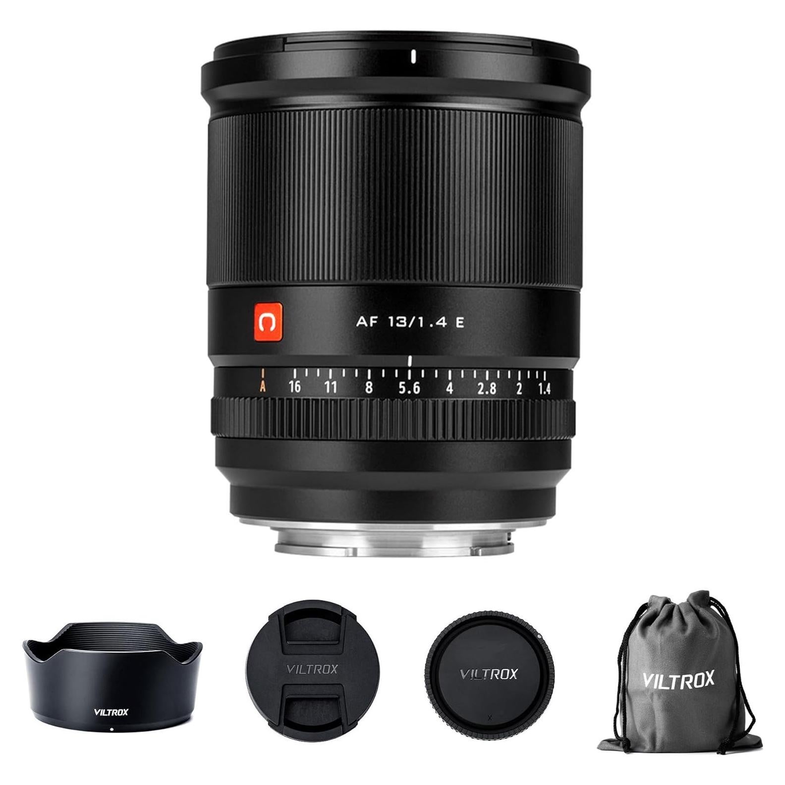 Lente VILTROX 13mm f/1.4 E-Mount APS-C Autofocus