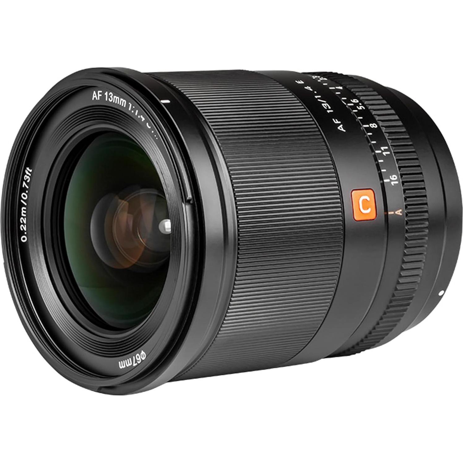 Lente VILTROX 13mm f/1.4 E-Mount APS-C Autofocus