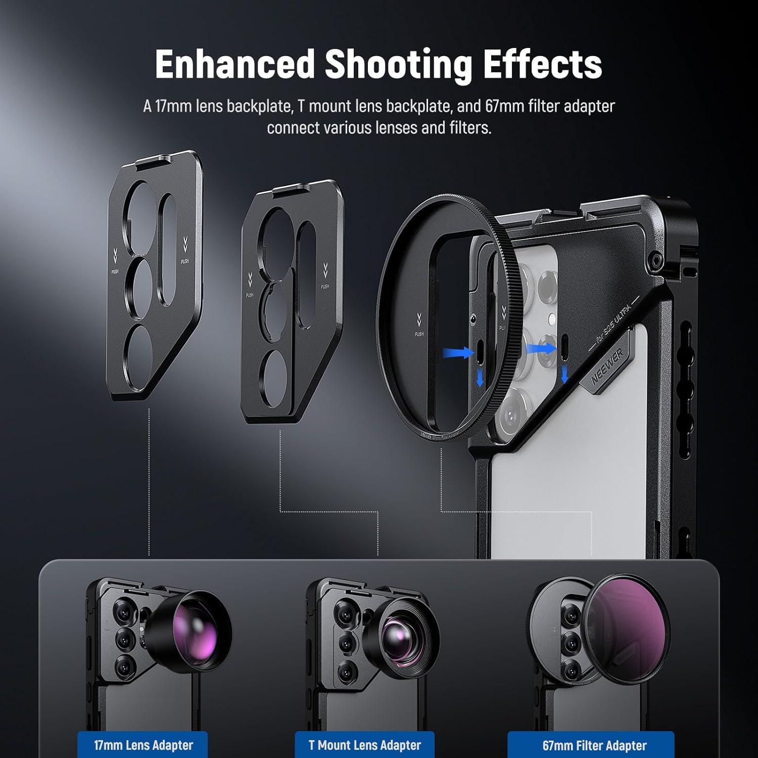 Soporte de Jaula para Teléfono NEEWER PA082 para Galaxy S25 Ultra