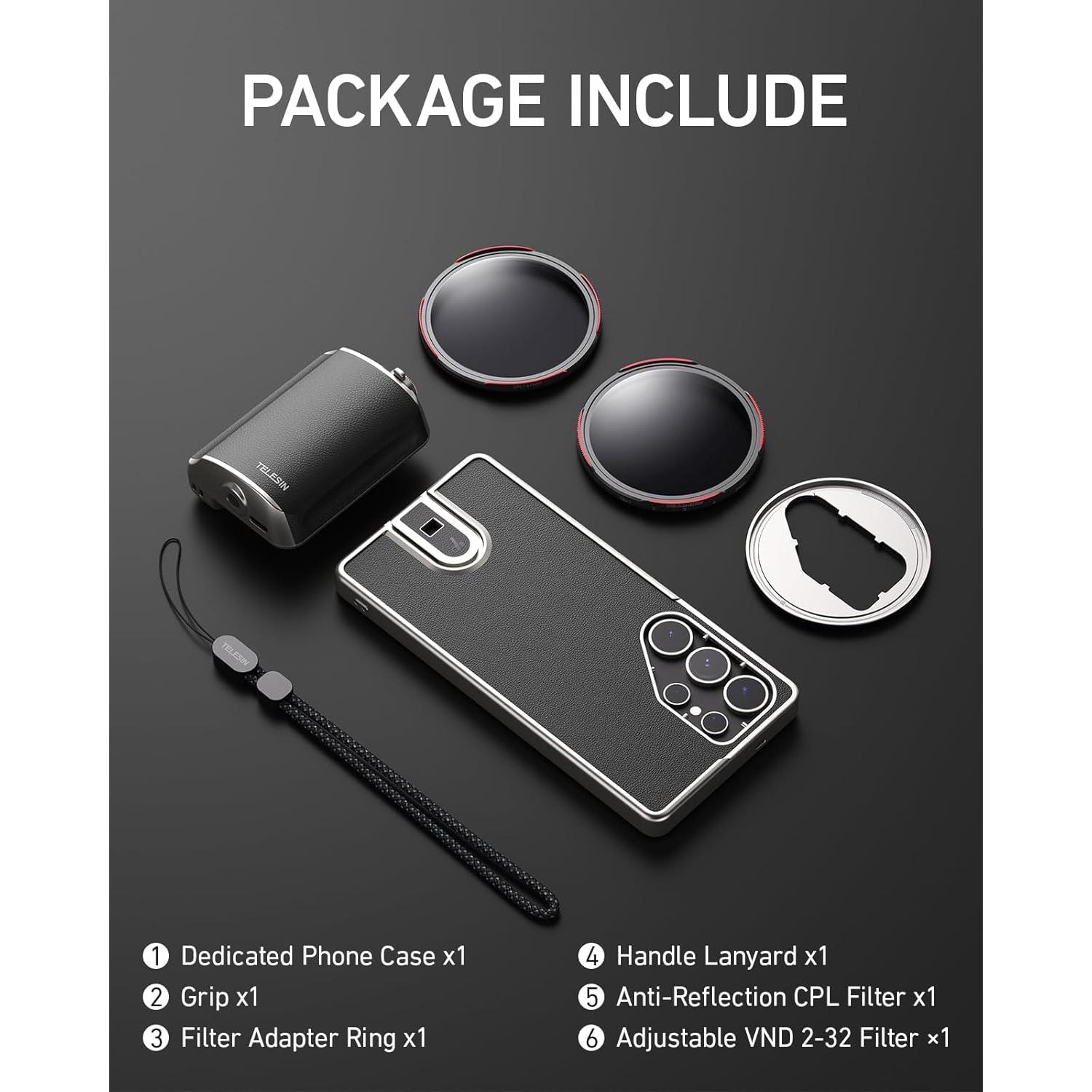 Kit de Fotografía Telesin Mastergrip para Galaxy S25 Ultra