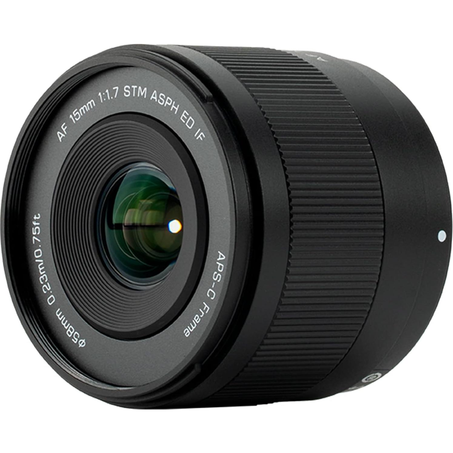 Lente VILTROX 15mm F1.7 E-Mount para Sony APS-C Ultra Gran Angular