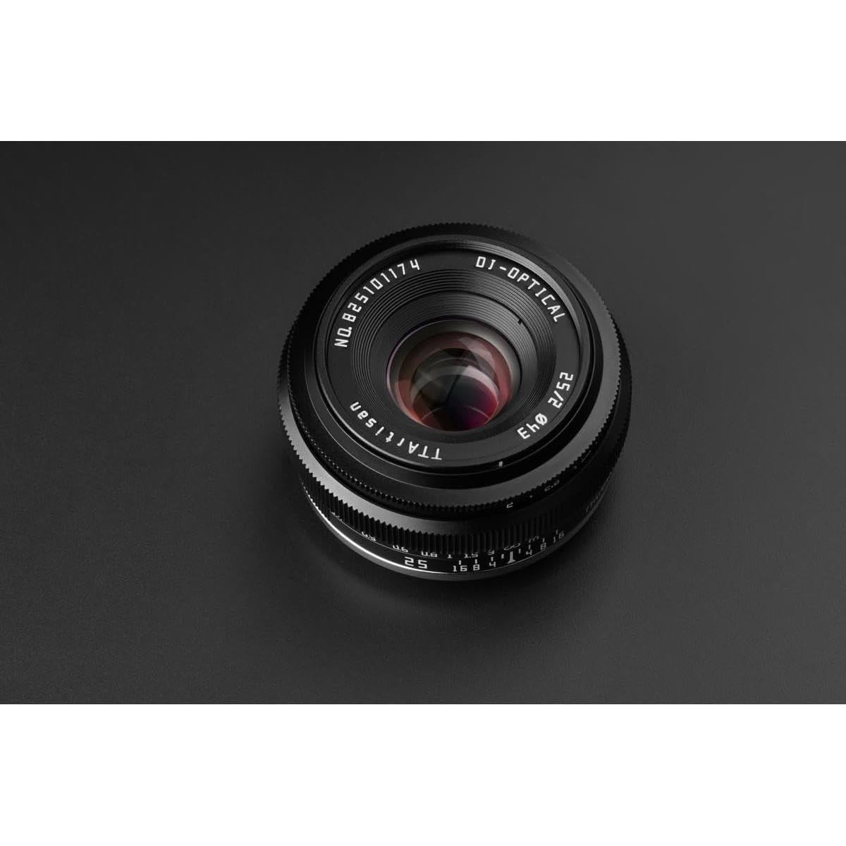 Lente TTArtisan 25mm F2 para Montura Sony E - Negro