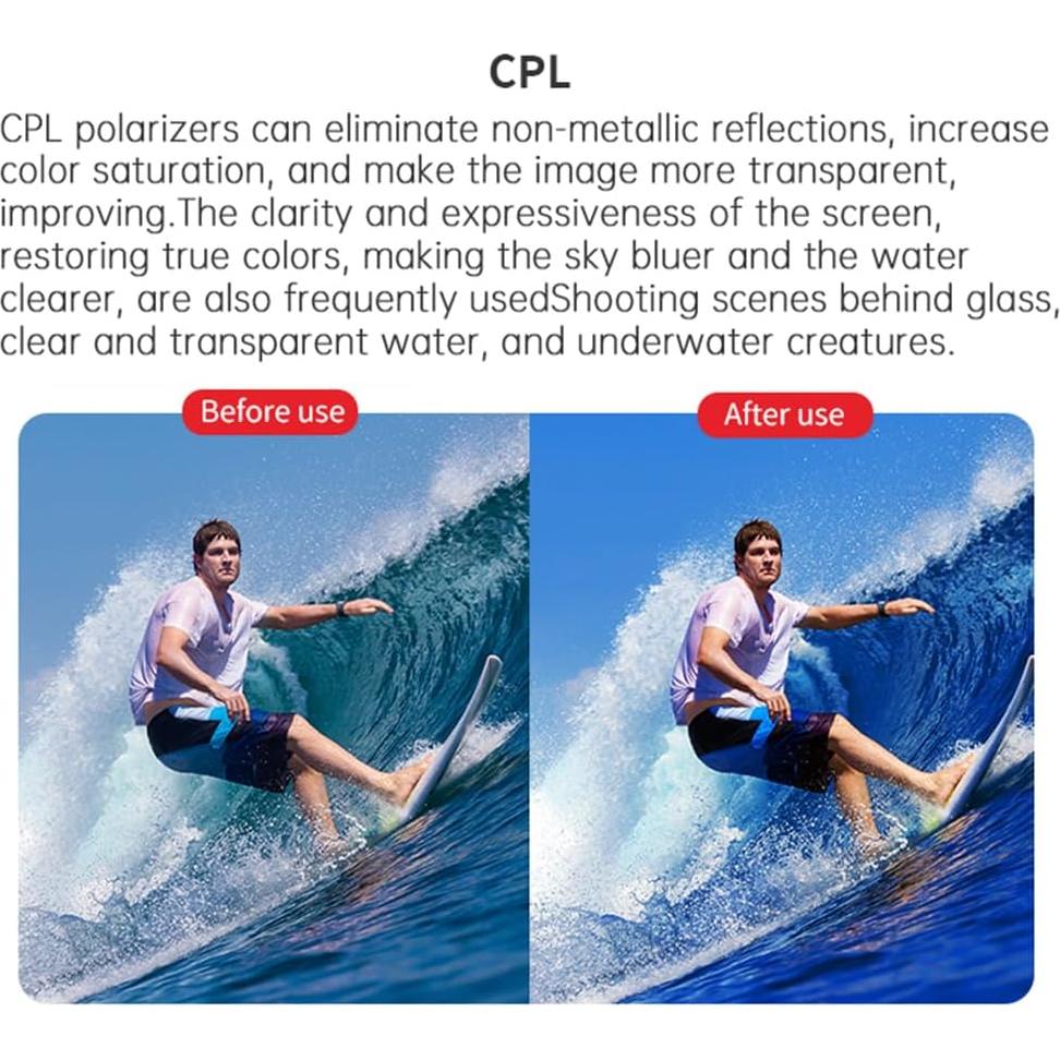 Filtro de Lente Magnético 8 en 1 Fergio para DJI OSMO Pocket 3