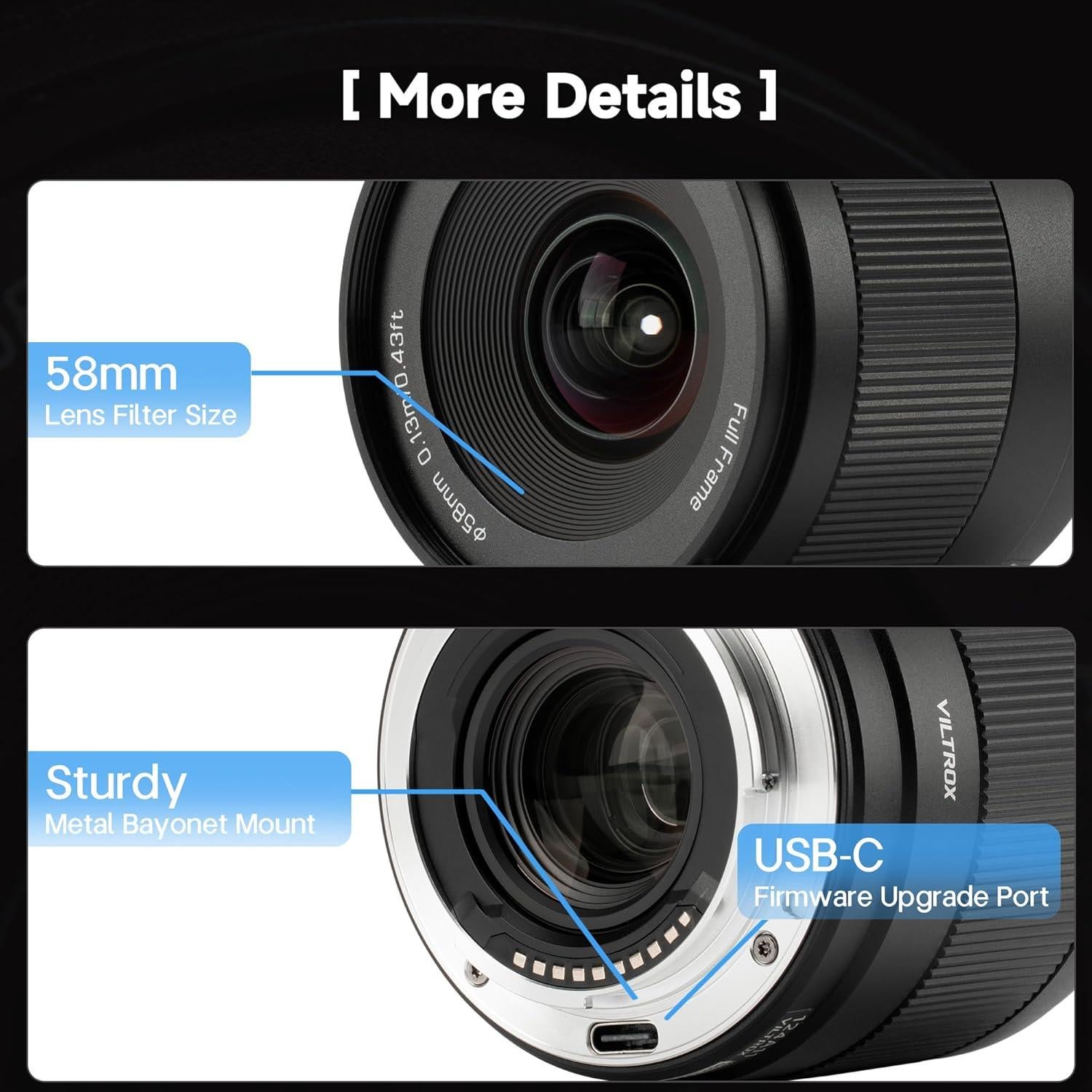 Lente Gran Angular VILTROX 14mm F4.0 para Sony FE