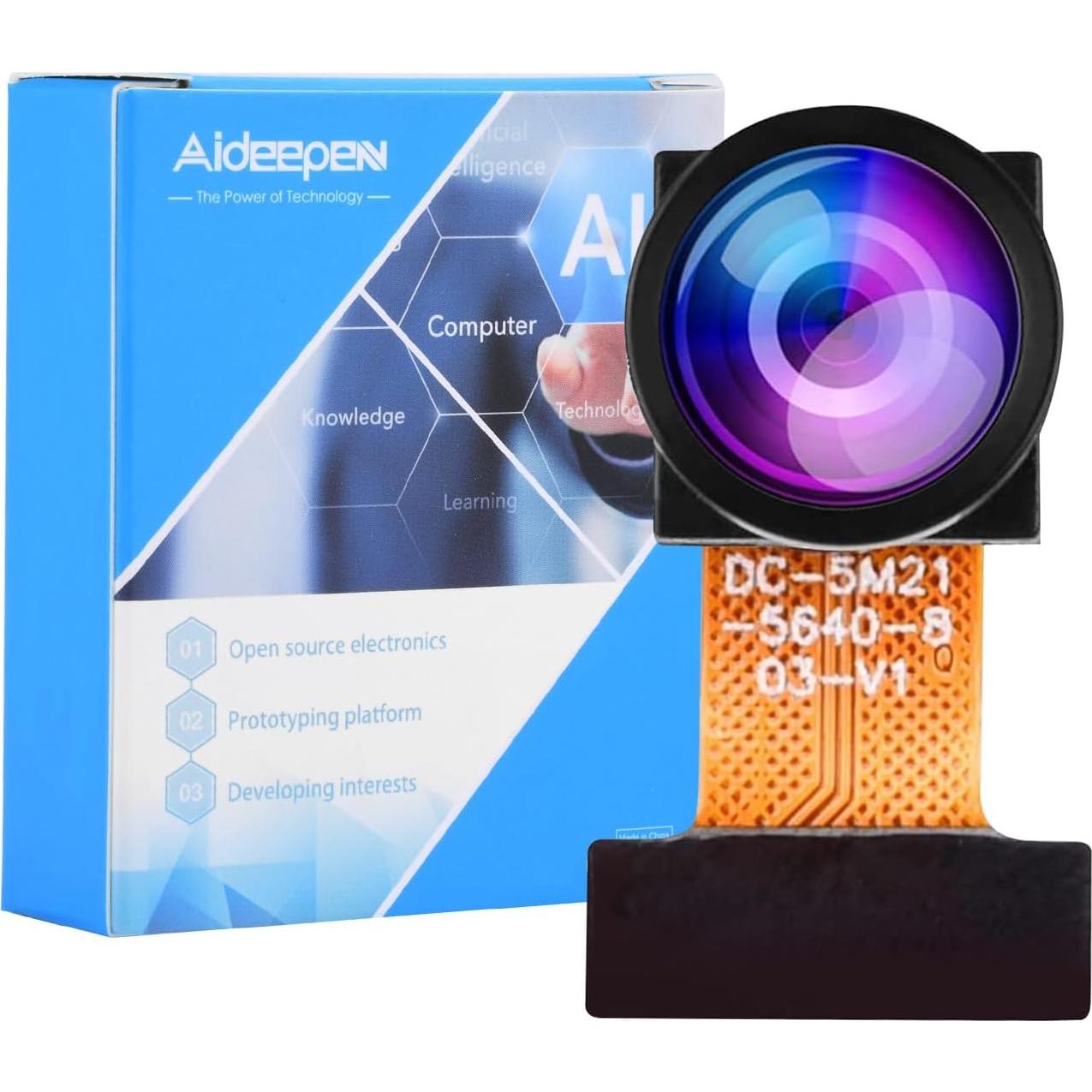 Módulo de Cámara Aideepen OV5640 5MP Gran Angular 160°