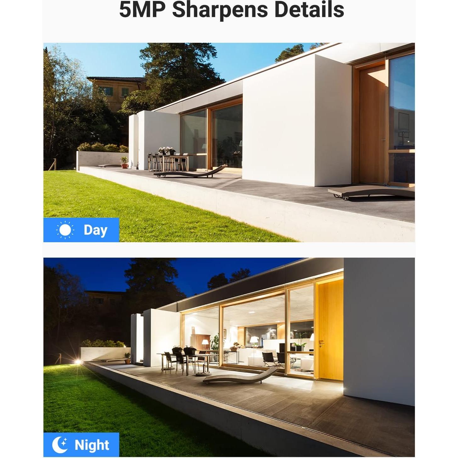 Cámaras de Seguridad PoE ANNKE C500 5MP con Audio 2 Unidades