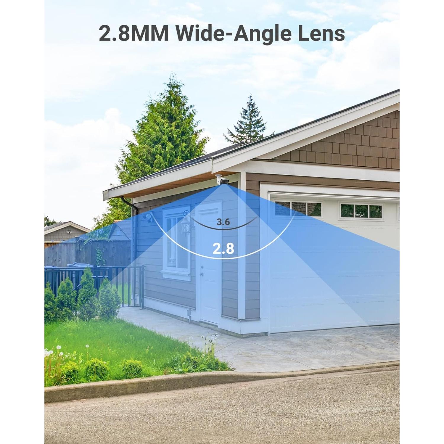 Cámaras de Seguridad PoE ANNKE C500 5MP con Audio 2 Unidades