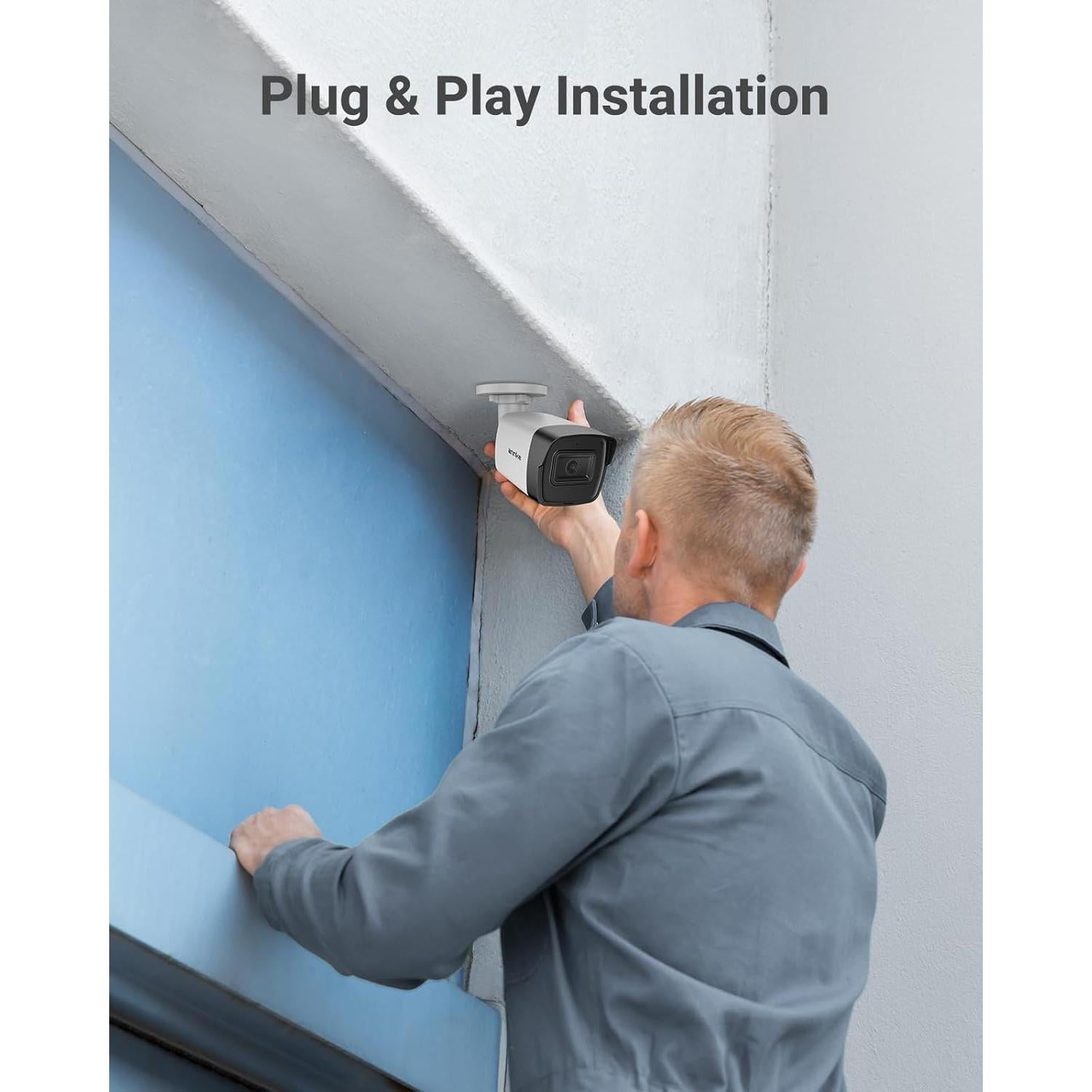 Cámaras de Seguridad PoE ANNKE C500 5MP con Audio 2 Unidades