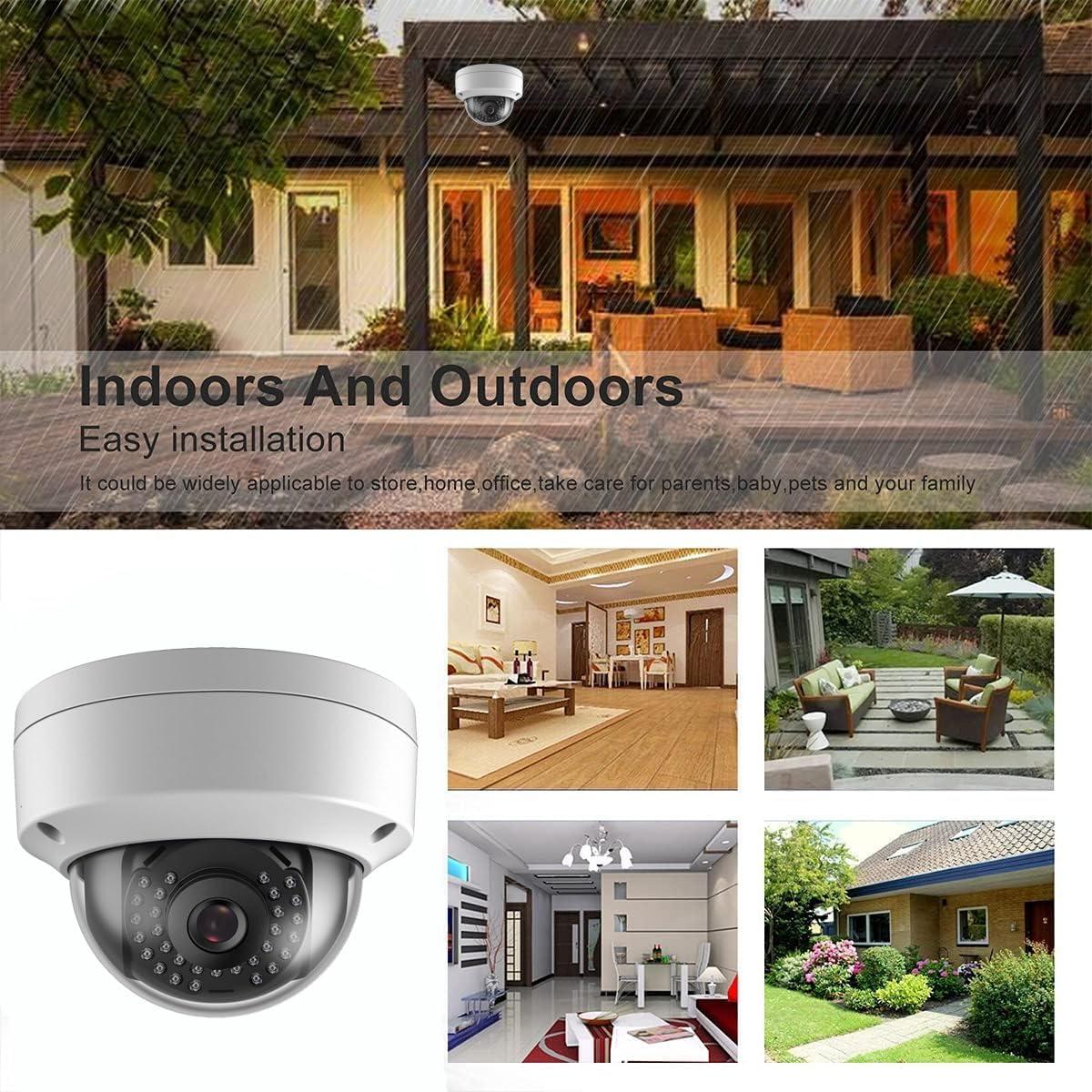 Cámara de Seguridad Domo 4MP Real HD con Visión Nocturna IR 20m