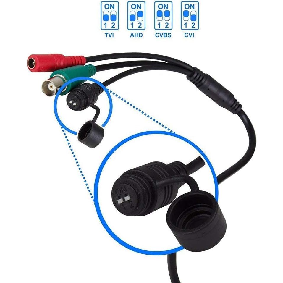 Cámara de Seguridad Domo 4MP Real HD con Visión Nocturna IR 20m