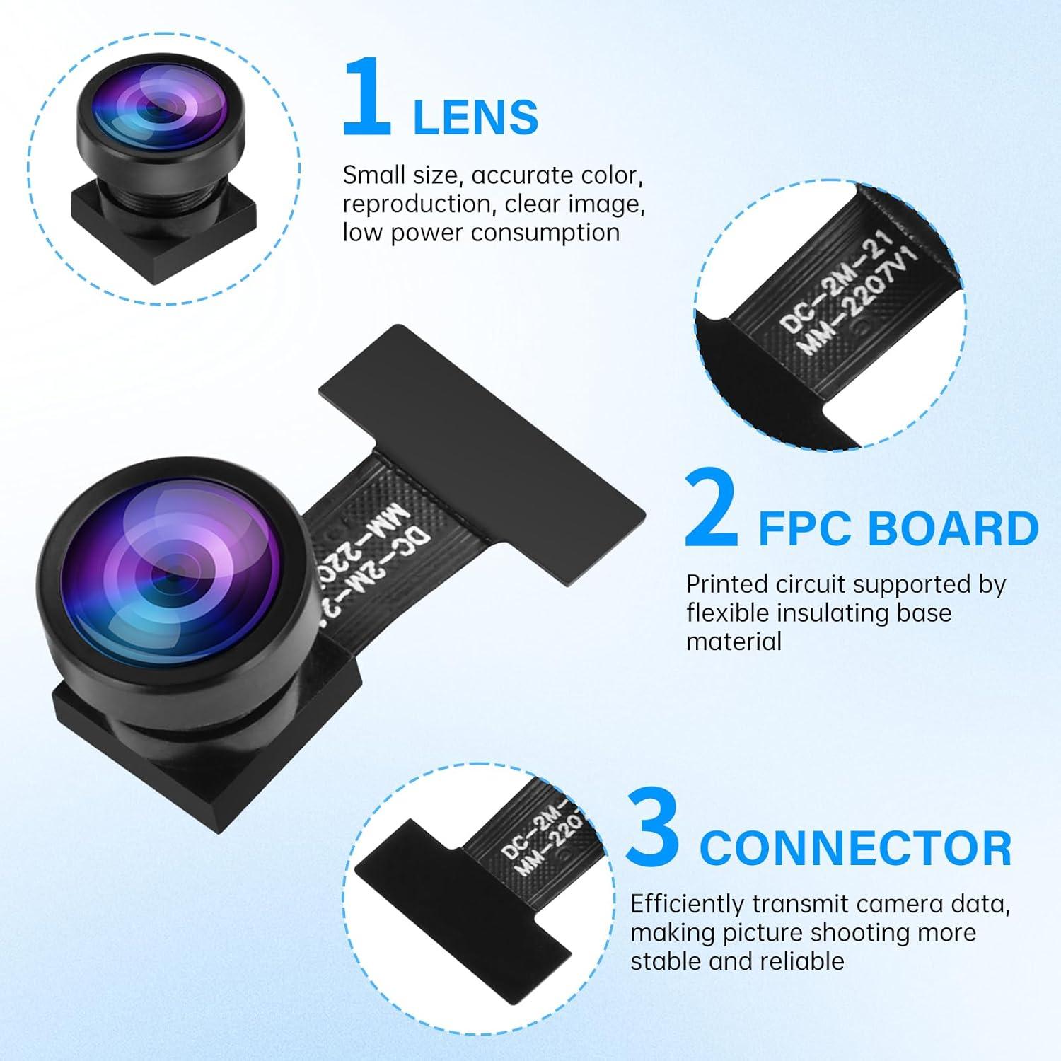 Módulo de cámara FORIOT GC2145 2MP Gran Angular 160° DVP