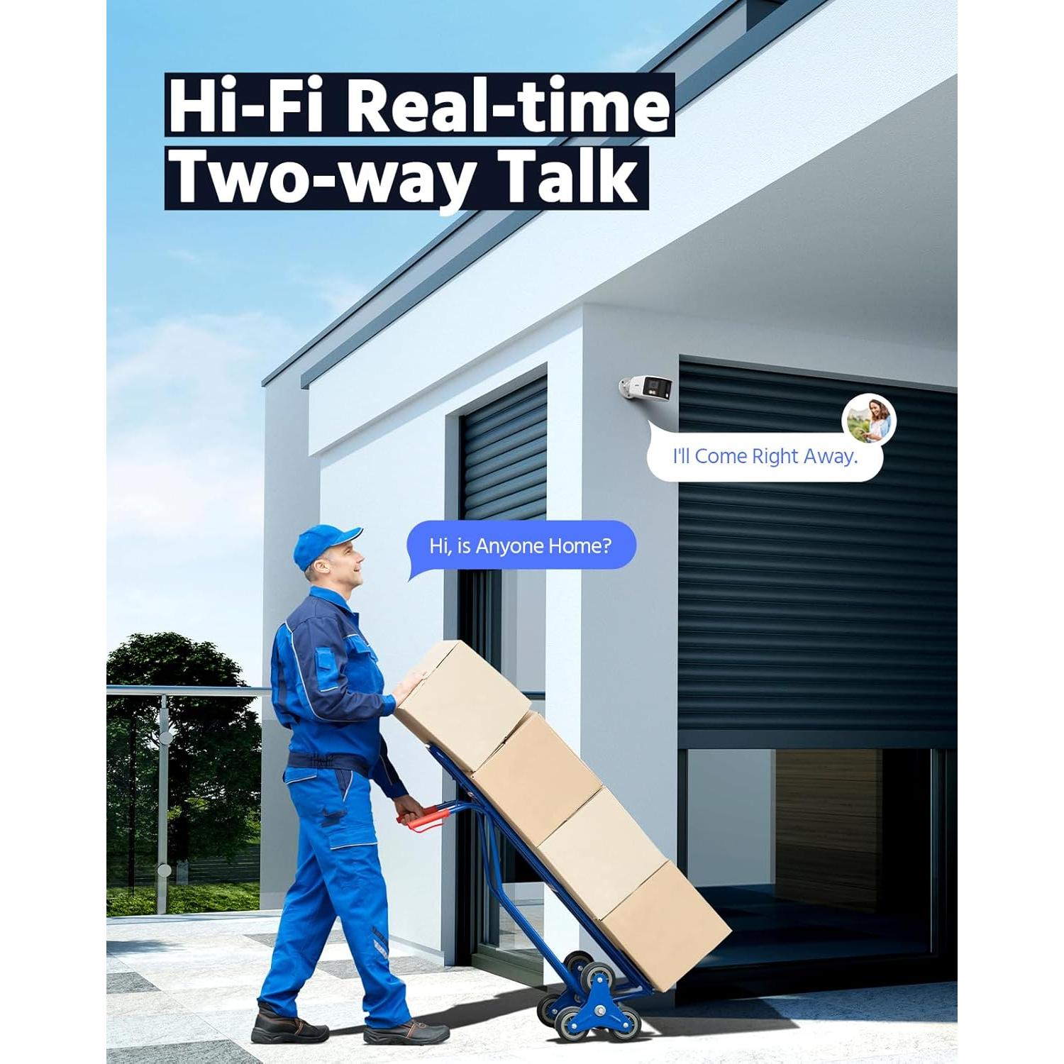 Cámara de Seguridad ANNKE 4K PoE Doble Lente 180° IP67