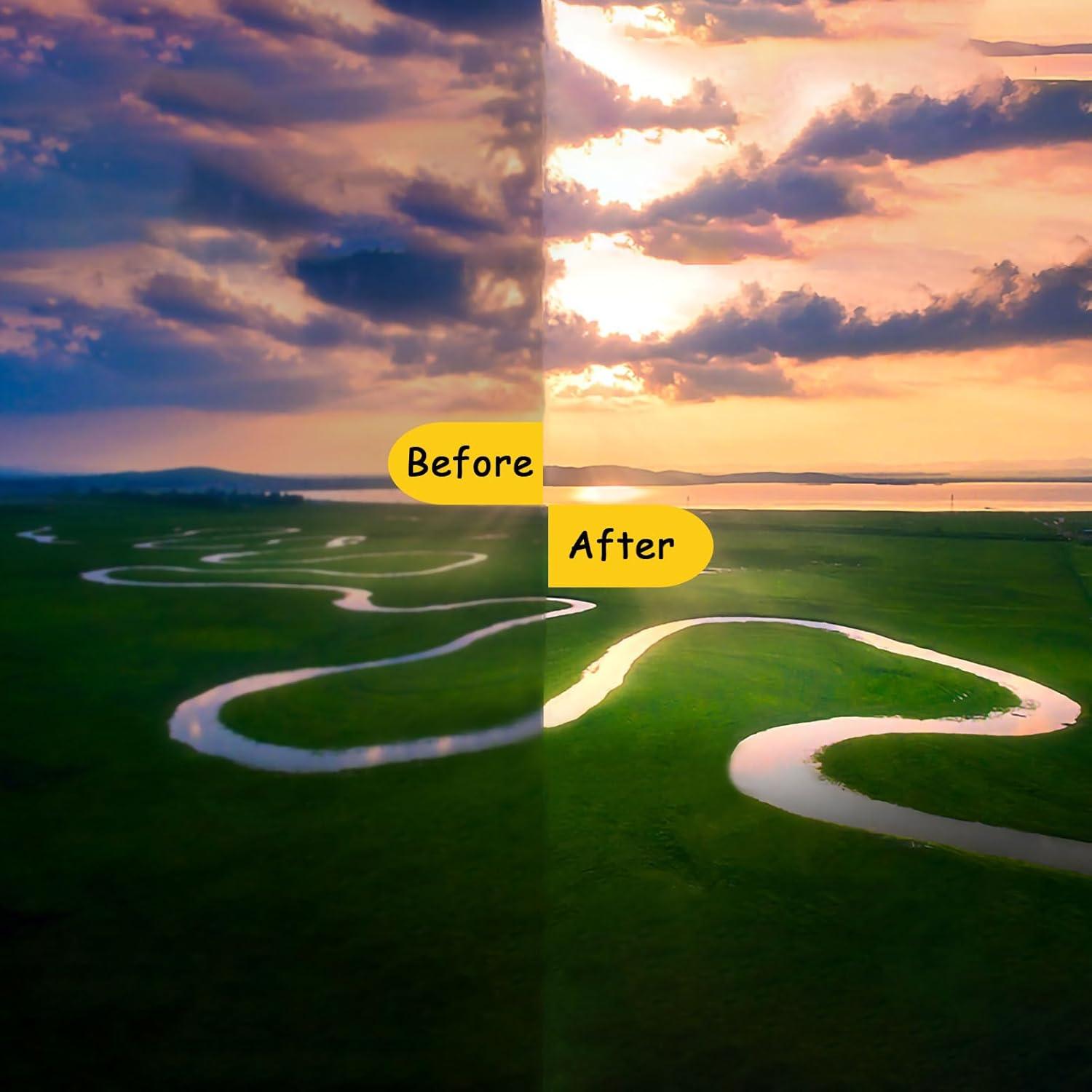 Lente CPL 52mm VLUOO para Teléfono - Filtro Polarizador