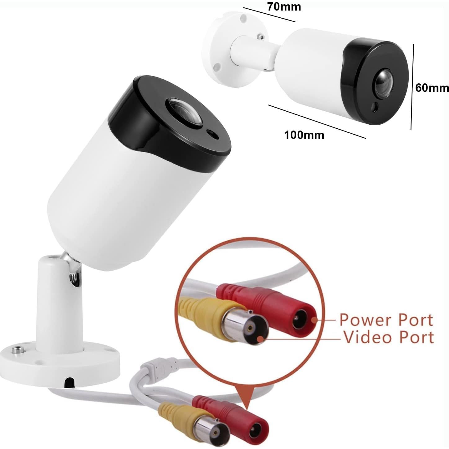 Cámara de Seguridad HD 1200TVL Shenzhen Kaixing 30LED IR-Cut