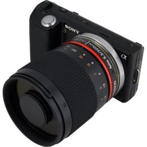 Lente Espejo Rokinon 300mm F6.3 para Cámaras Sin Espejo Fuji X