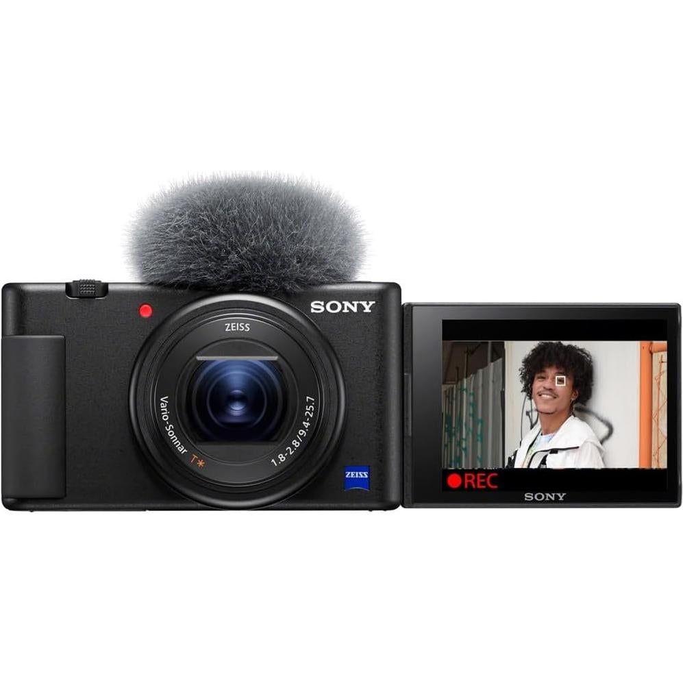 Cámara Sony ZV-1 para Vloggers con Accesorios y SD 64GB