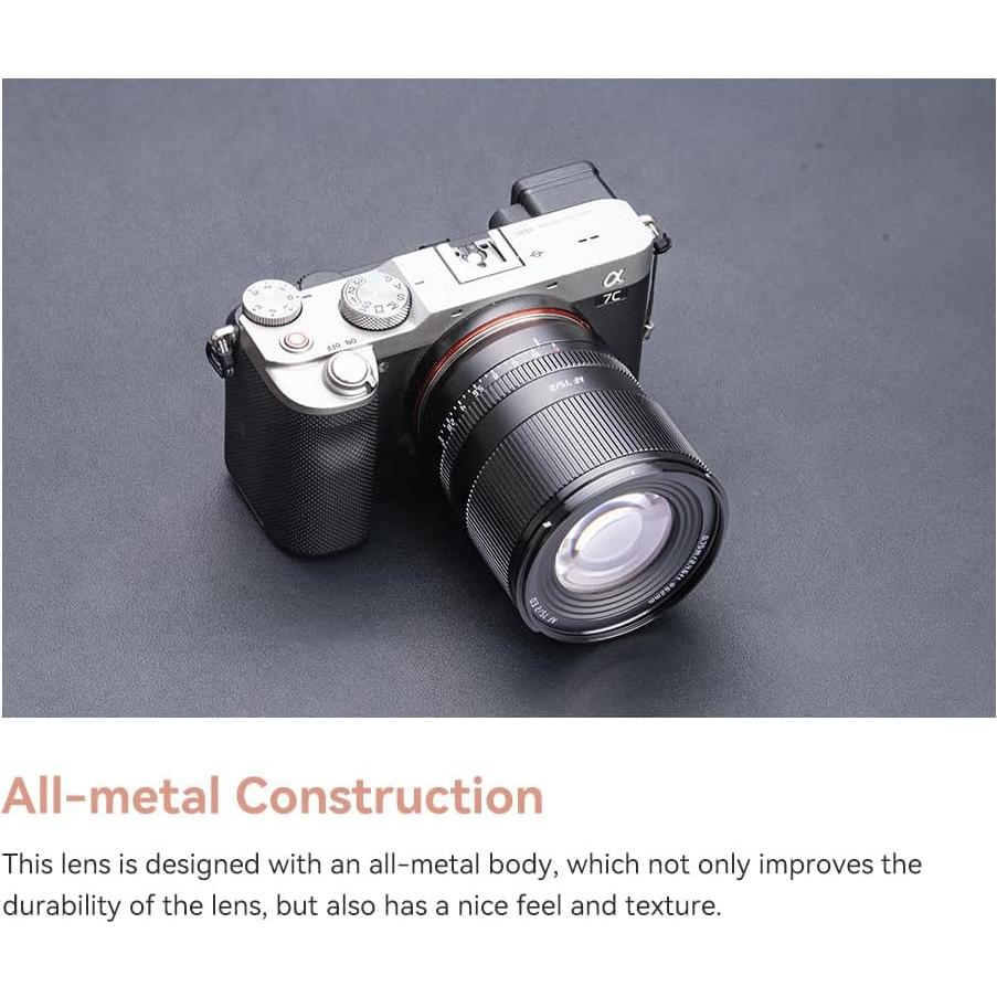 Lente Prime TTARTISAN 75mm F2 para Cámara Sony E Mount