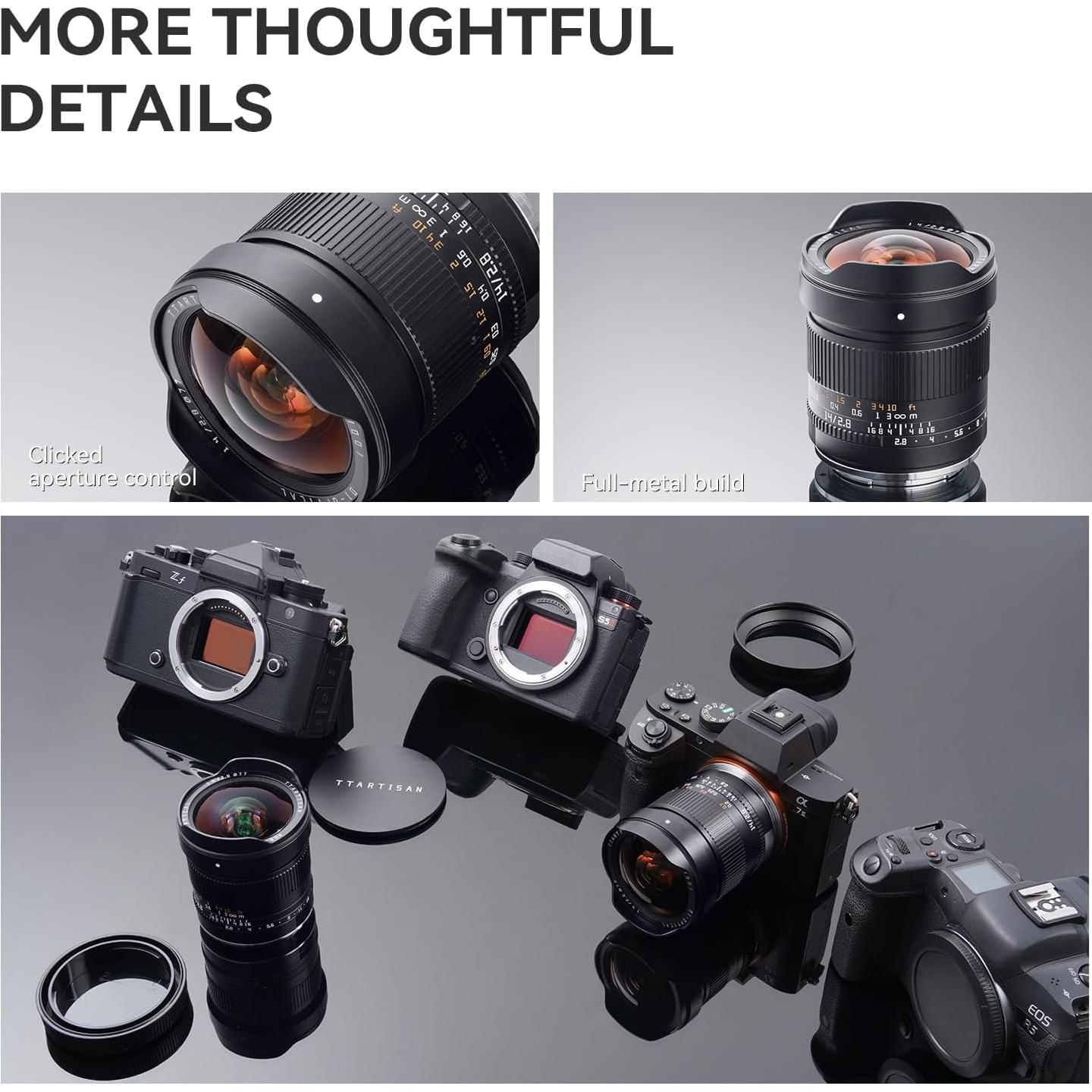 Lente Ultra Gran Angular TTARTISAN 14mm f/2.8 E-Mount