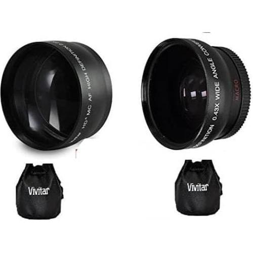 Kit de Accesorios 58MM para Canon EOS Rebel T7 T6 T5 T3