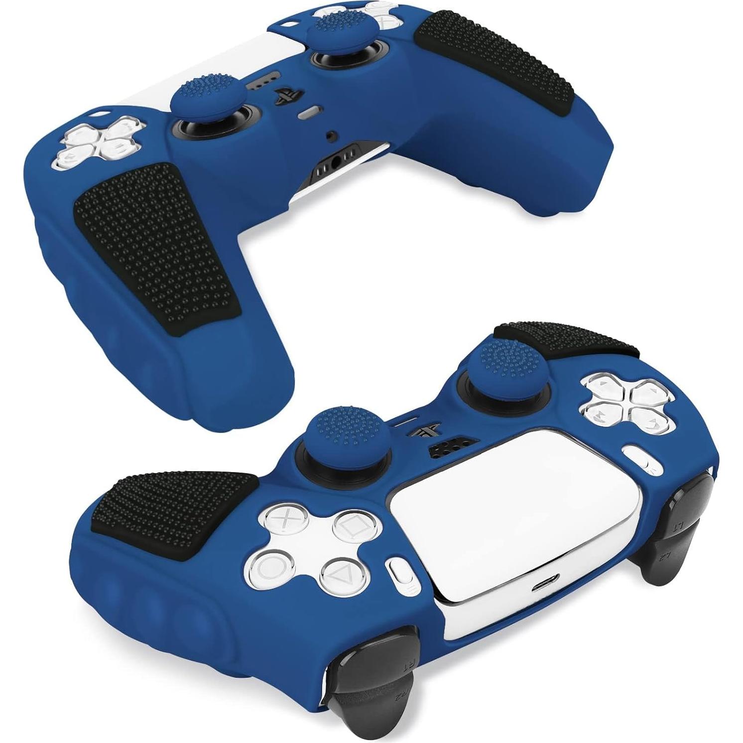 Funda Antideslizante SIKEMAY para Controlador PS5 - Azul-Negro