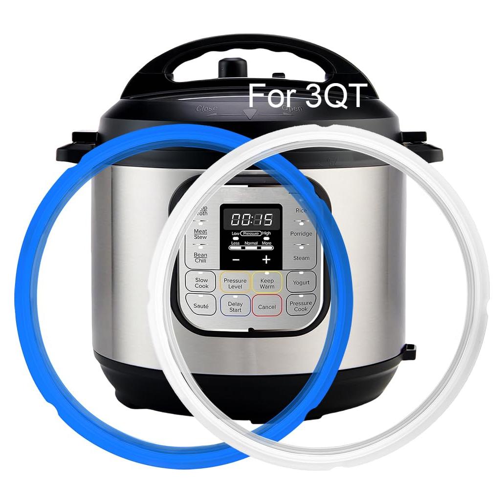 Paquete de 2 Anillos de Sellado MIRUMIO para Instant Pot Mini 3 Qt