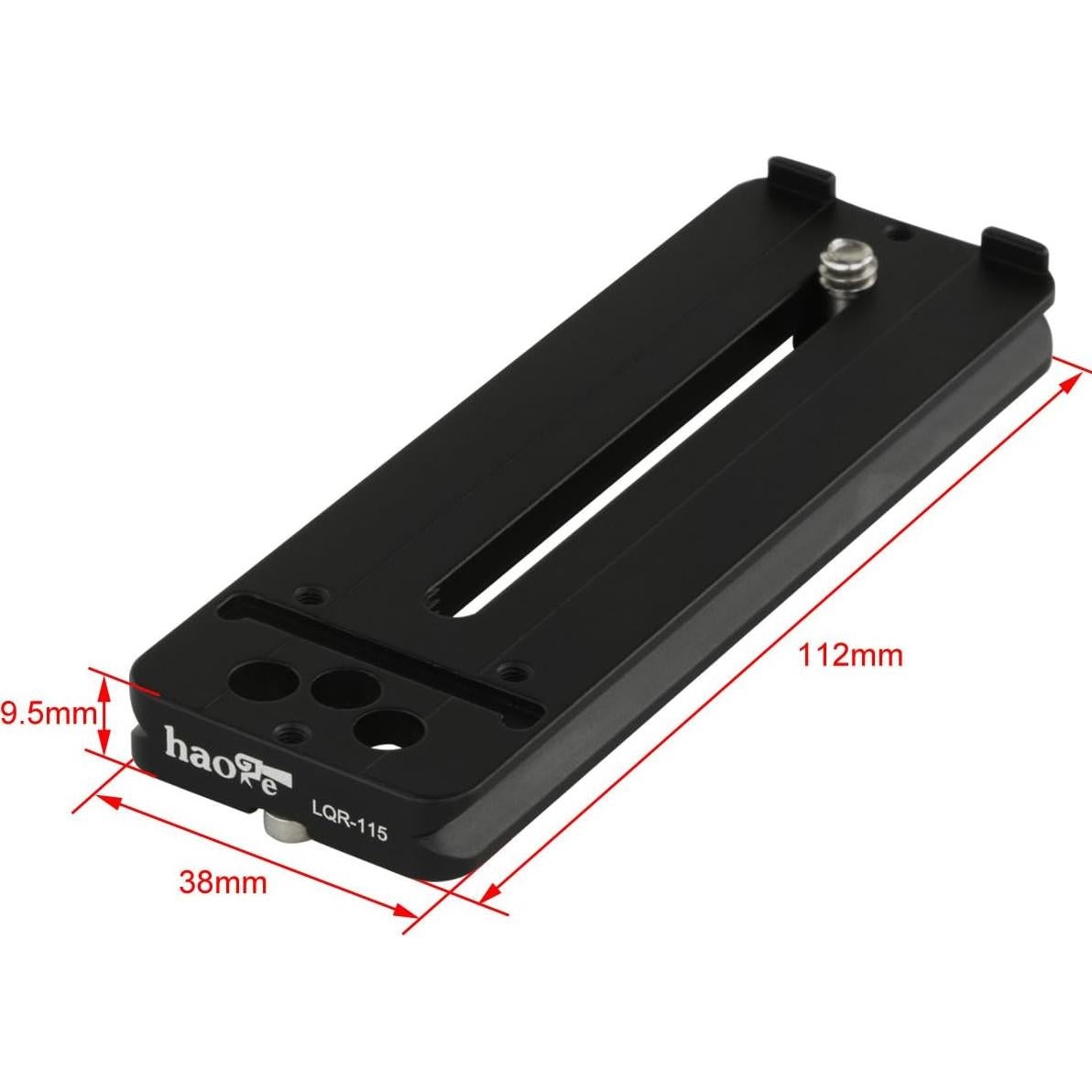 Placa de liberación rápida Haoge LQR-115 112mm Arca-Swiss