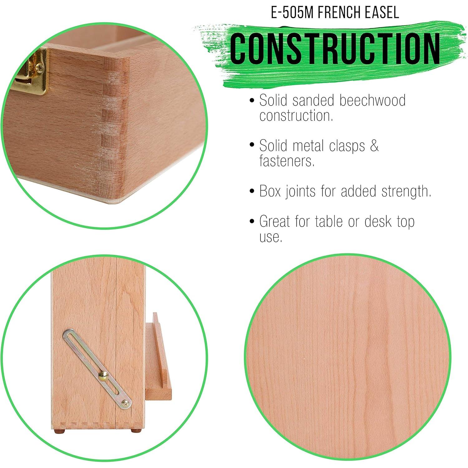 Caballete de Madera Ajustable Grande Newport Suministro de Arte