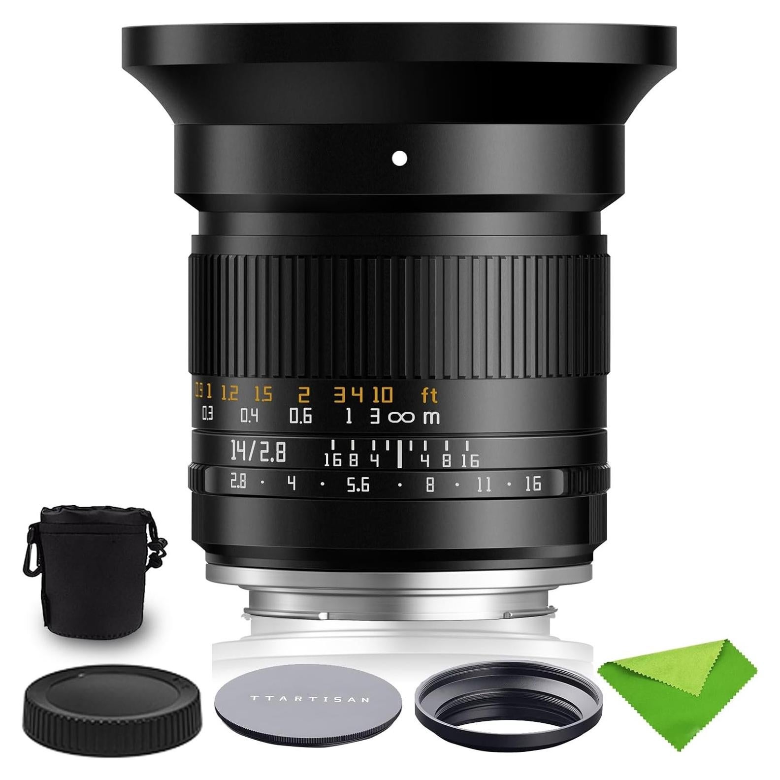Lente Prime TTArtisan 14mm F2.8 Montura Z para Nikon