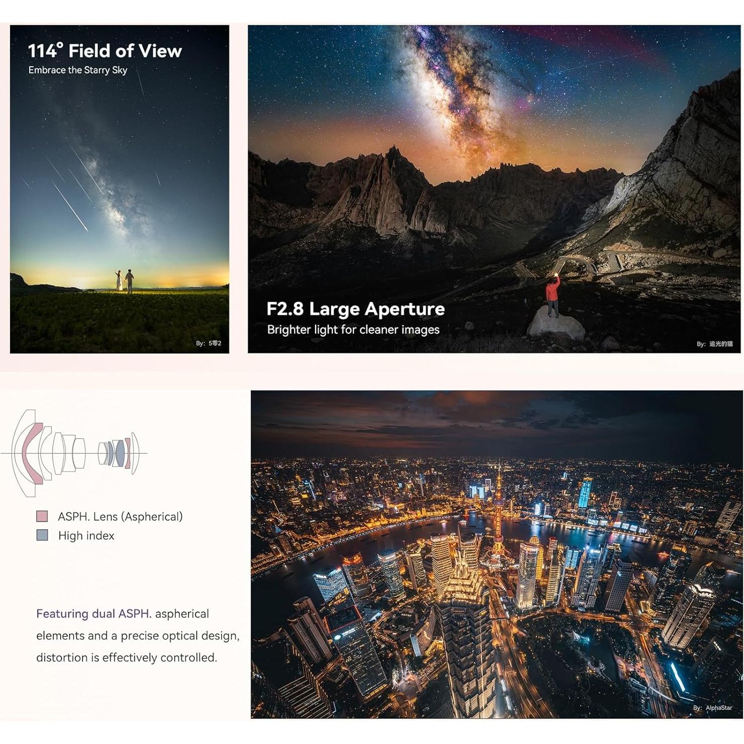 Lente Prime TTArtisan 14mm F2.8 Montura Z para Nikon