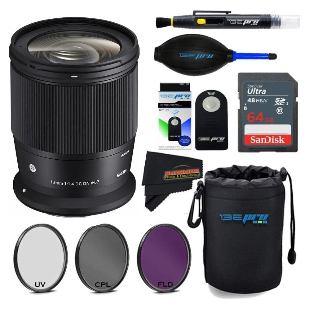 Lente Sigma 16mm f1.4 DC DN para Canon RF - Gran Angular