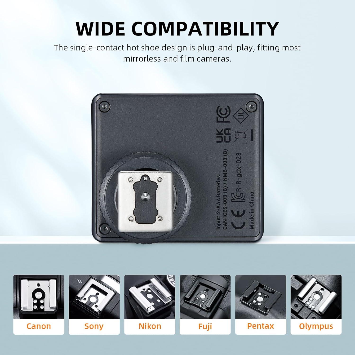 Flash Godox iM30 Mini, GN15, 7 Niveles, Compatible Canon Nikon