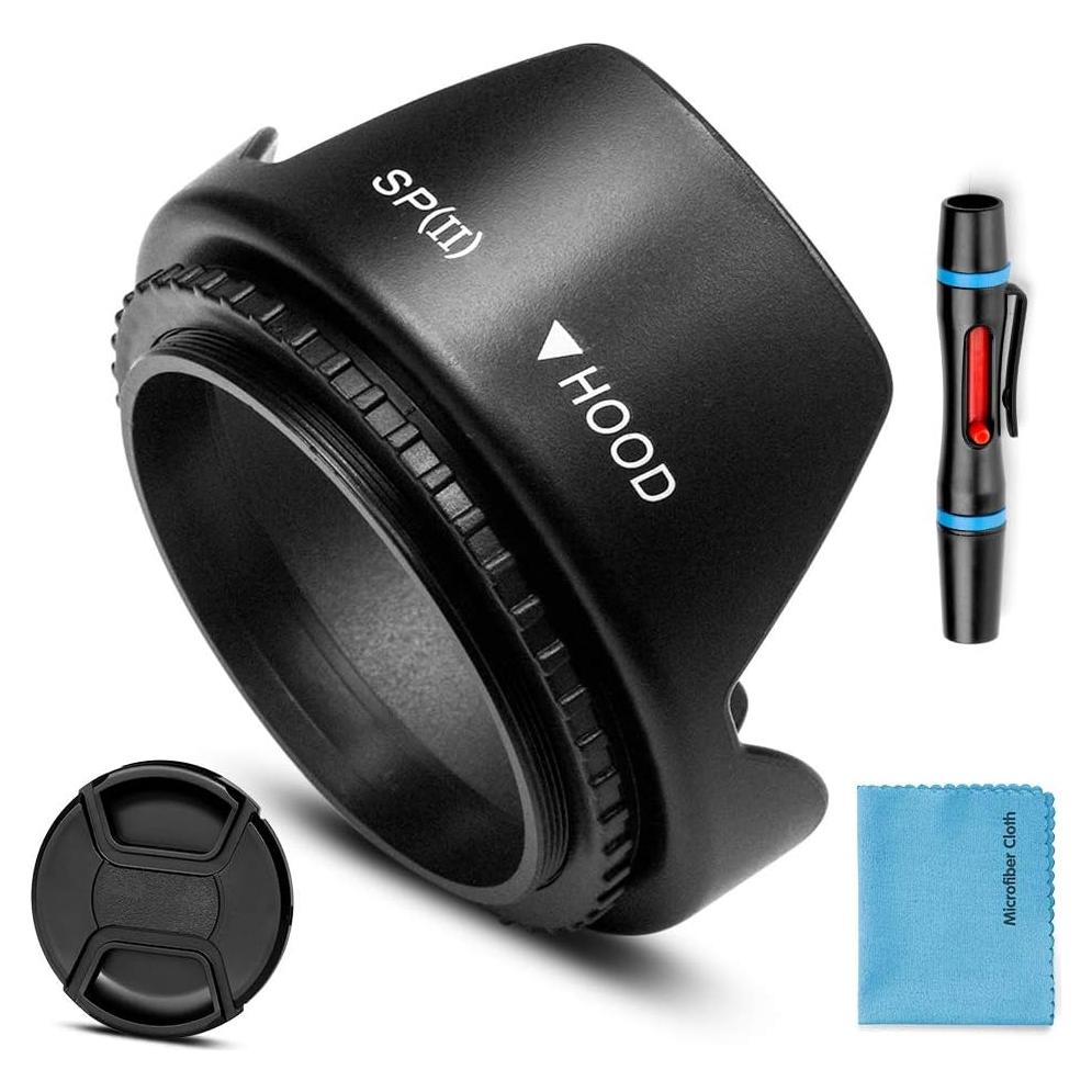 Capucha de lente tulipán 58mm X-SweetDream con tapa y limpieza