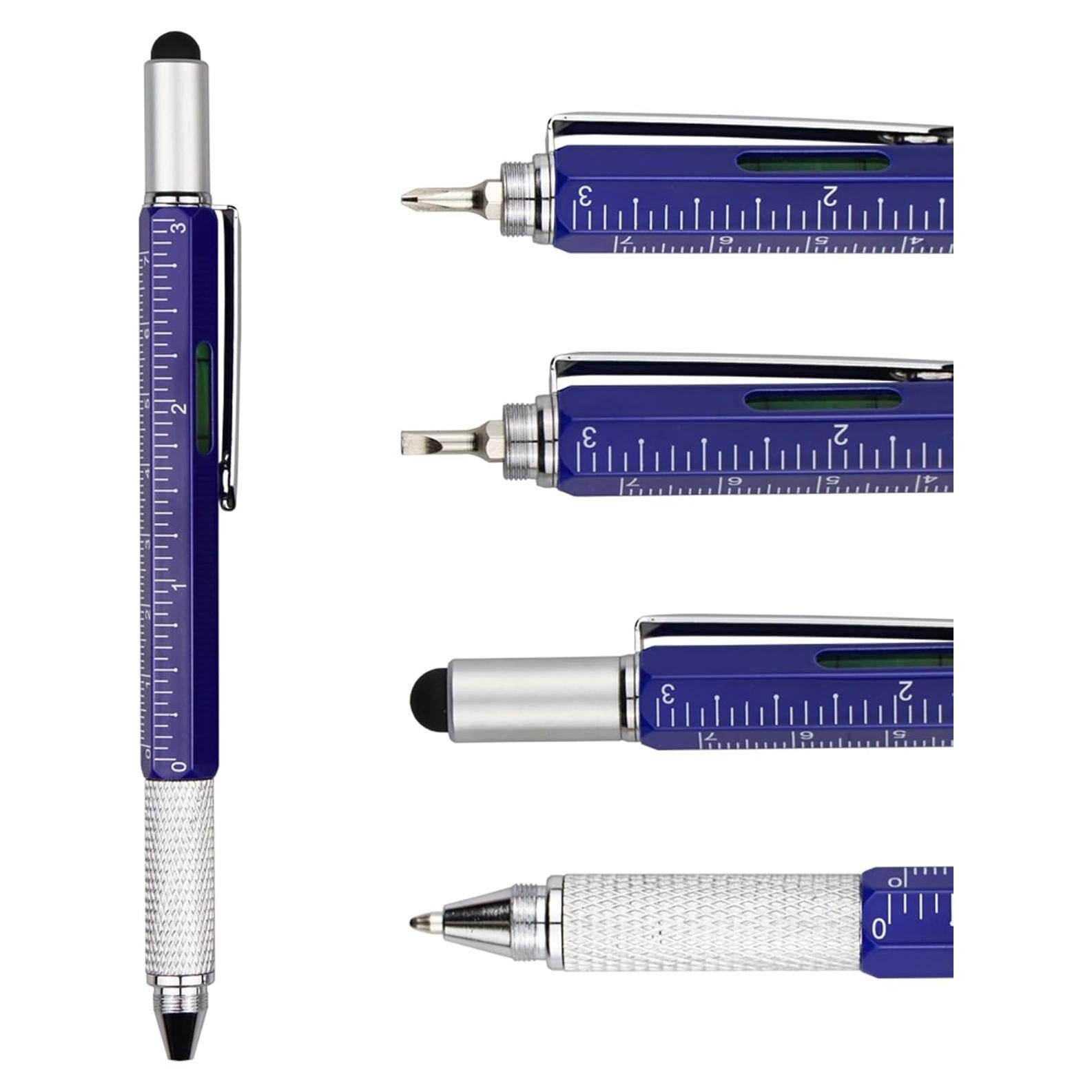 Bolígrafo Multifuncional DUNBONG 6 en 1 - Azul