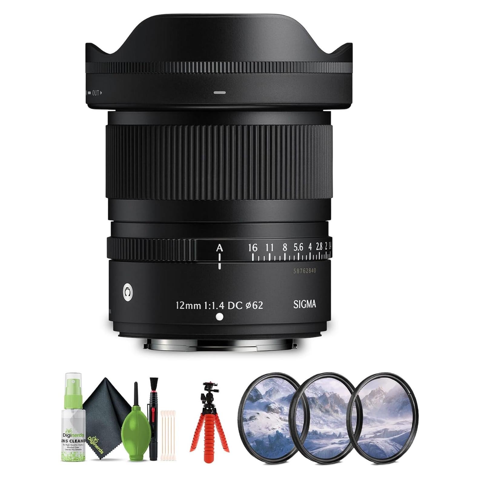 Lente Sigma 12mm f/1.4 DC Contemporáneo FUJIFILM X - Gran Angular